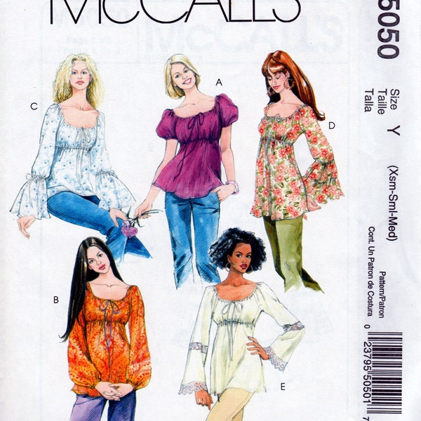 Tops & Tunics Set - McCall's 5050 - Uncut Pattern