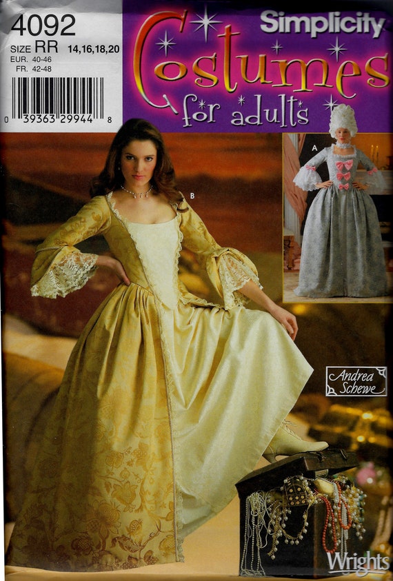 Dress & Underskirt From 1790's Era by Andrea Schewe