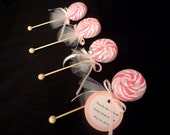 12 CT- Washcloth Lollipops, Baby Shower Favors, Diaper Cake, Candy Baby Shower, Decorations, Centerpiece, baby shower games, sweet treats
