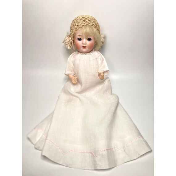 【antique doll】lithograph vintage Antique Franz Schmidt Bisque Head Doll Model 1310 FS&C