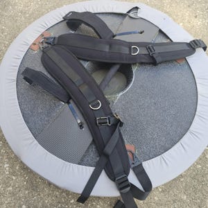 3-in-1 Punch, Low-Strap, Back Round foam Shield (27" diameter) -- Dagorhir, Belegarth, Boffer