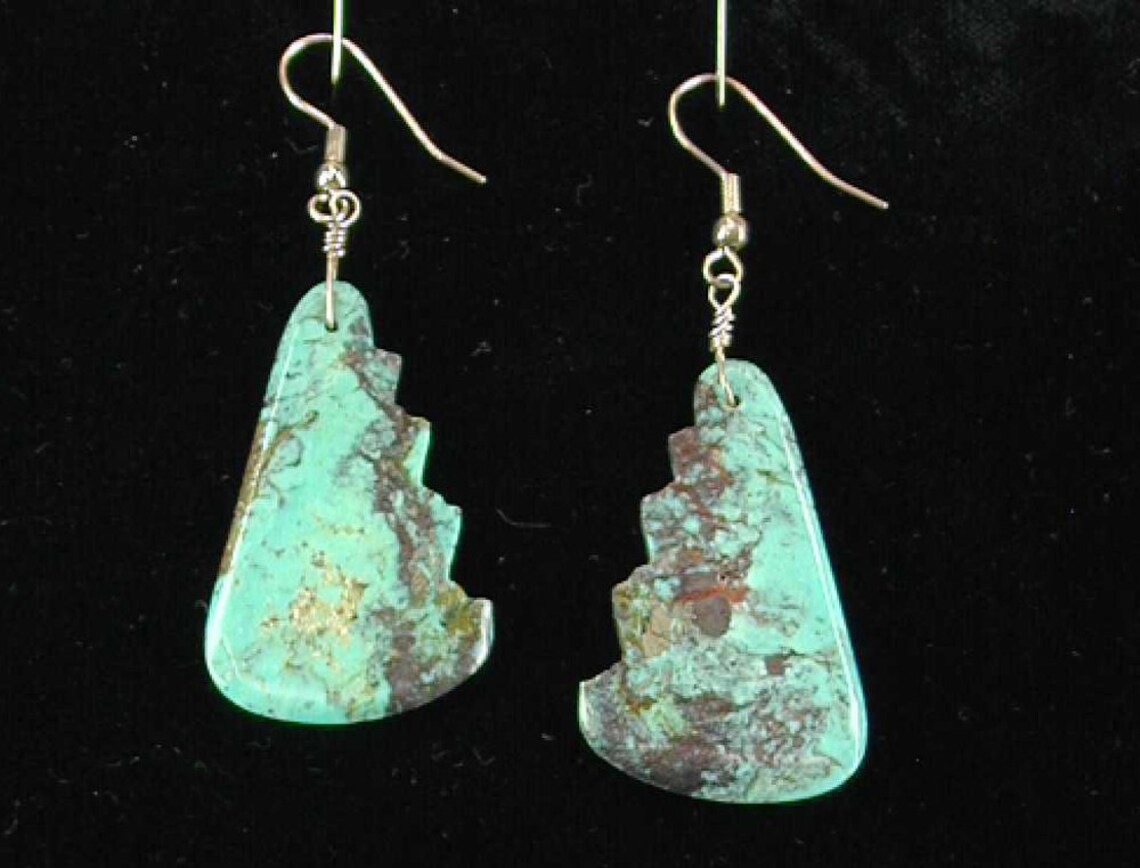 Turquoise Cripple Creek Colorado Turquoise Southwest Sterling Etsy