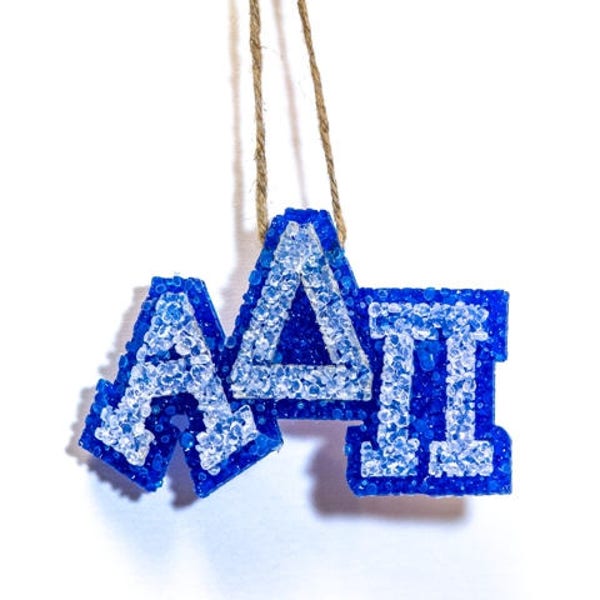 Sorority Scentsie Air Freshener, Greek Gift, Greek Air Freshener, Zeta, Chi Omega, Alpha Delta Pi, Delta Zeta, Delta Gamma, Bid Day Gift