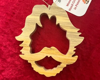 Hand-crafted wooden Bobby ornament. Please see description for more information.