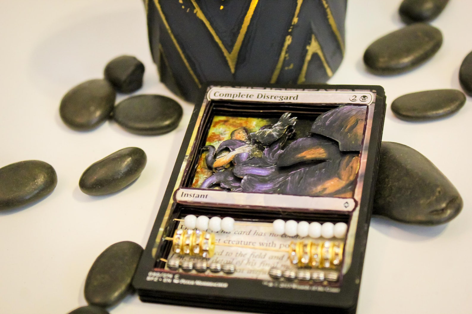 MTG Life Counter 3D Card Complete Disregard Etsy