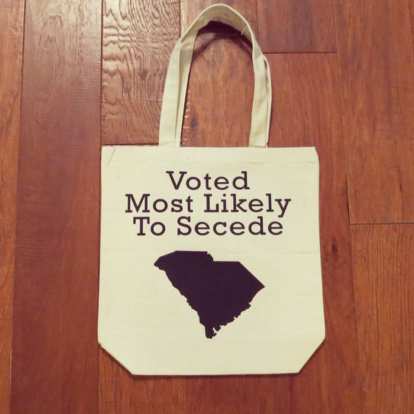 South Carolina Voted Most Likely Tote Bag