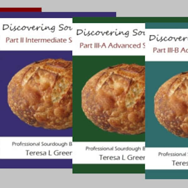 Discovering Sourdough -  Sourdough Bread Baking Recipes - 400 pages 4 Volumes PDF