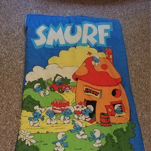 Smurf Sleeping Bag - Etsy