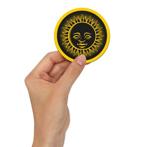 Celestial Sun | Embroidered Patch | Circular 3 In