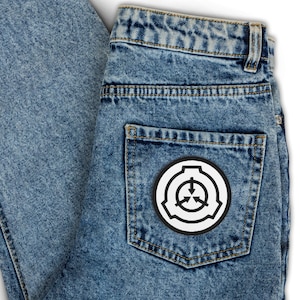 SCP Foundation Logo Embroidered Patch for Nerd Gift for Horror Fan of Creepypasta Writer Gift for Nerd