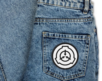 SCP Foundation Logo Embroidered Patch for Nerd Gift for Horror Fan of Creepypasta Writer Gift for Nerd