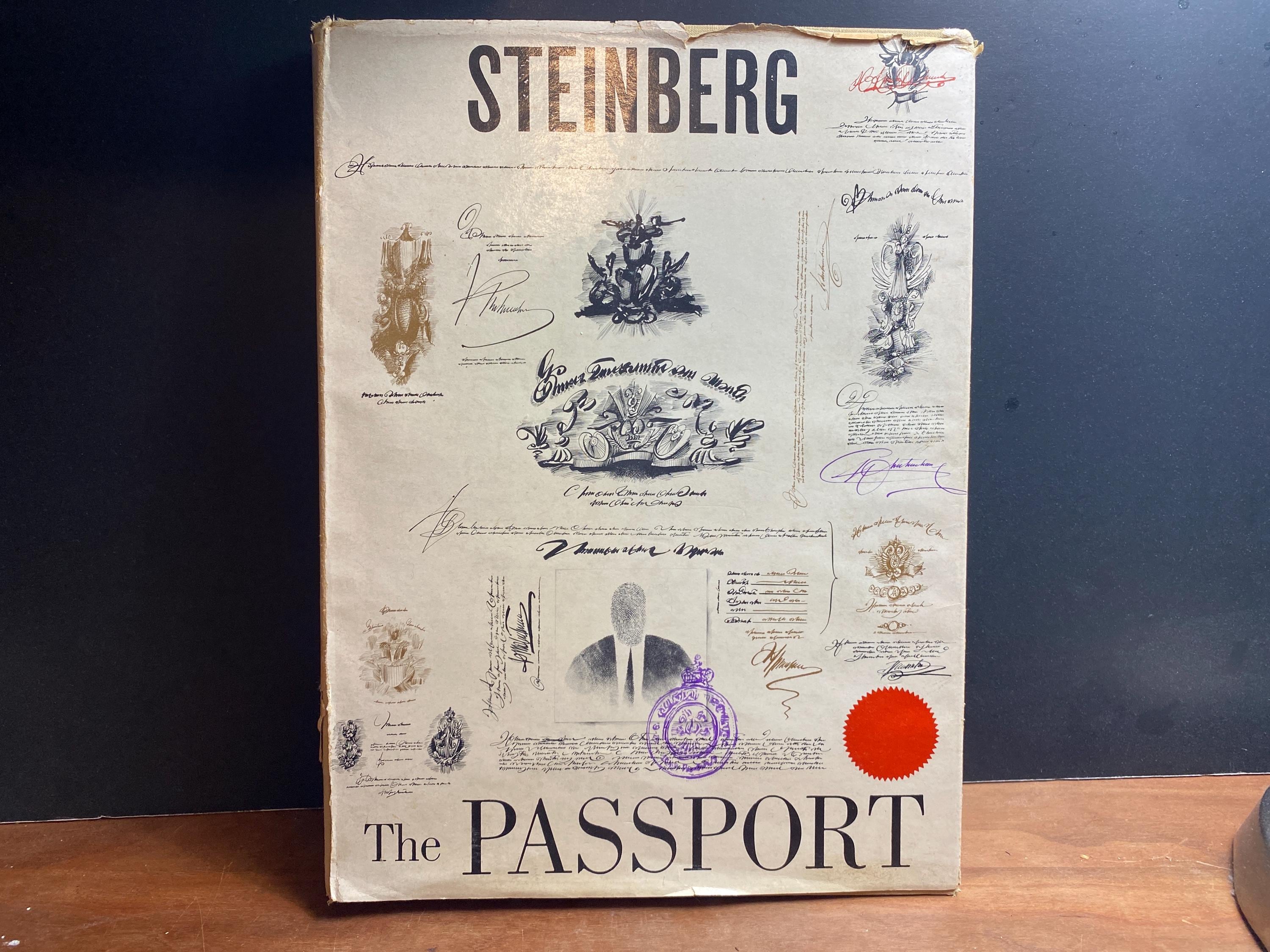 【ハードカバー】STEINBERG'S PASSEPORTソウル・スタインバーグ The Passport by Saul Steinberg - 1st Edition Hardcover - Etsy