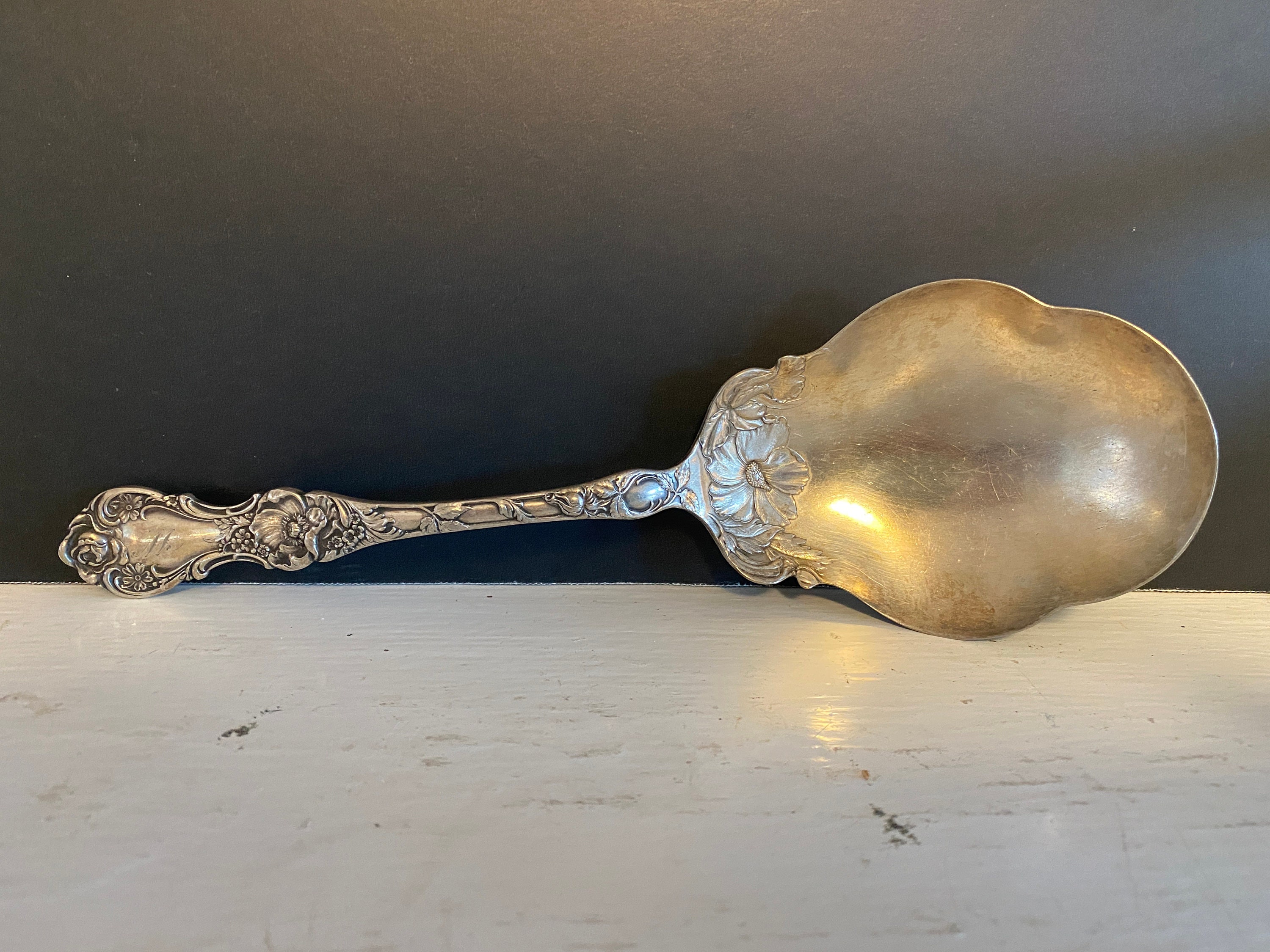 Serving Spoon 1835 R Wallace Silver Spoon 1835 R Wallace SILVER