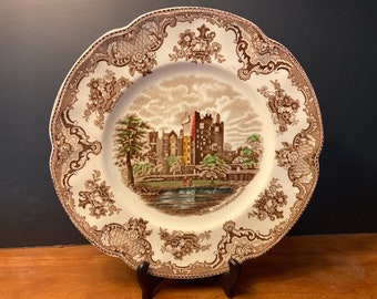 Johnson Brothers Blarney Castle Old Britain Castles 10” Dinner Plates Set of 3 Saint Patrick’s Day Decor