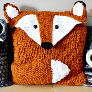 Woodland Friends Pillow Cover and Bag Crochet Patterns pdfs