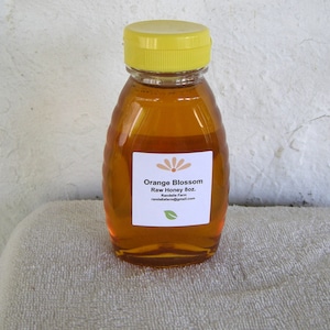 Raw Orange Blossom Honey, 8oz. Randalia Bee Hives
