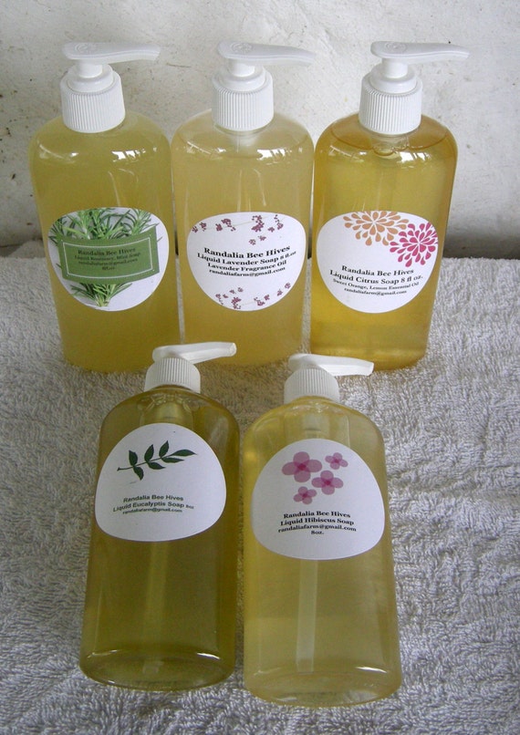 Savon corporel liquide botanique infusé Bee Hives Randalia