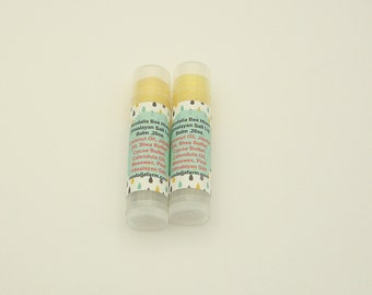 Set of 2 Himalayan Salt Exfoliating Lip Balm, Randalia Bee Hives