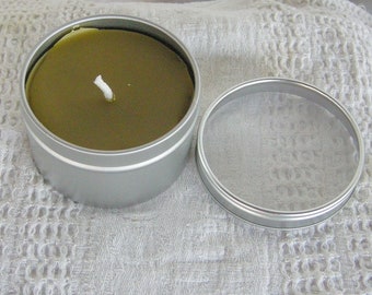Bayberry, Beeswax Blend Candle Tin, Randalia Bee Hives
