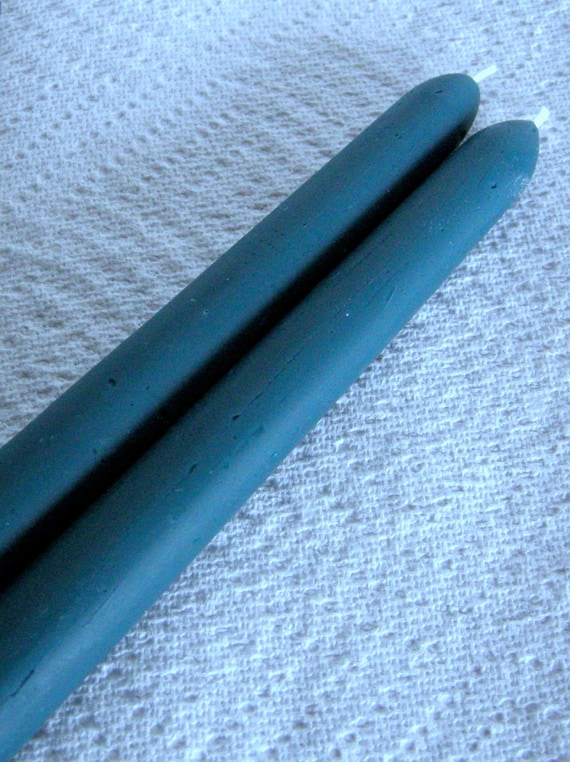 Pair of Taper Candles in Williamsburg Blue Pair of Taper Candles in Williamsburg Blue