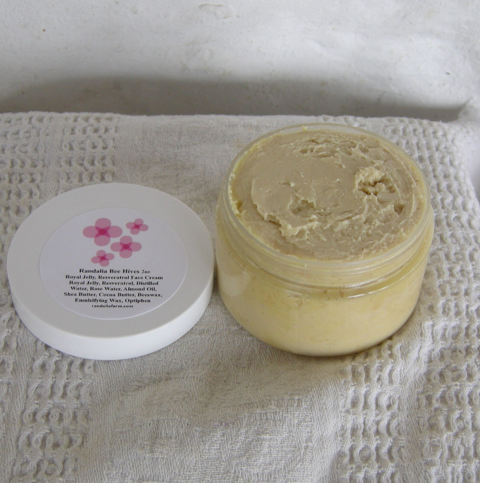 Royal Jelly, Resveratrol Face Cream, 4oz., Randalia Bee Hives Etsy