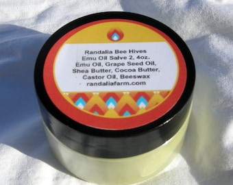Emu Oil Salve, 2oz, Randalia Bee Hives
