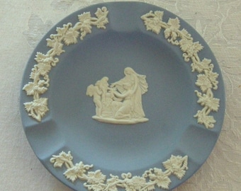 Wedgwood Blue Jasperware Classical Figural Ashtray