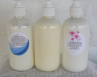 8 Oz Body Lotion, Pump Bottle, Randalia Bee Hives