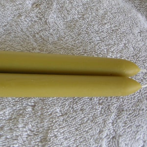 Pair Bayberry Wax, Beeswax Blend Taper Candle, Randalia Bee Hives