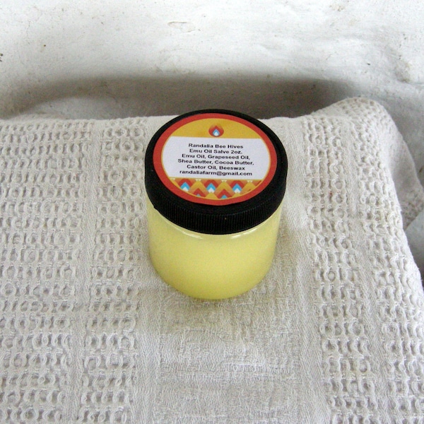 Emu Oil Salve, 4oz. Randalia Bee Hives