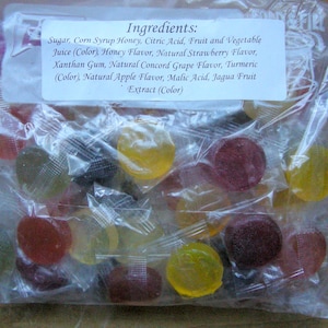 Caramelos duros rellenos de miel, ingredientes naturales, colmenas Randalia imagen 1