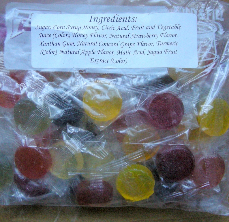 Caramelos duros rellenos de miel, ingredientes naturales, colmenas Randalia imagen 1