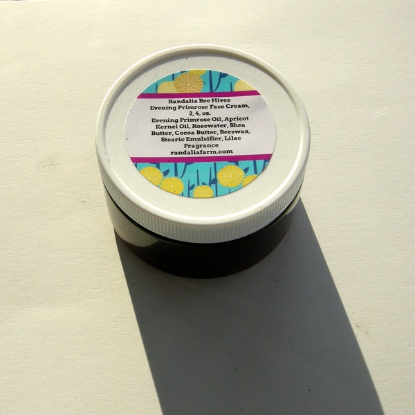 Crema facial de aceite de onagra, Randalia Bee Hives