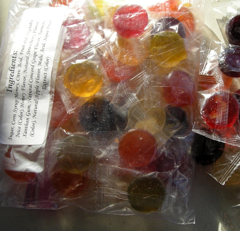 Caramelos duros rellenos de miel, ingredientes naturales, colmenas Randalia imagen 2