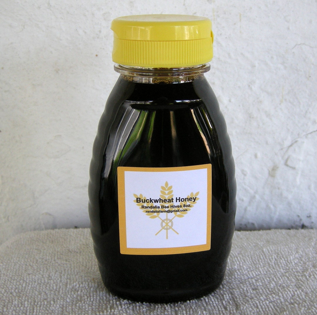 Raw Buckwheat Honey, 8oz. Randalia Bee Hives Etsy