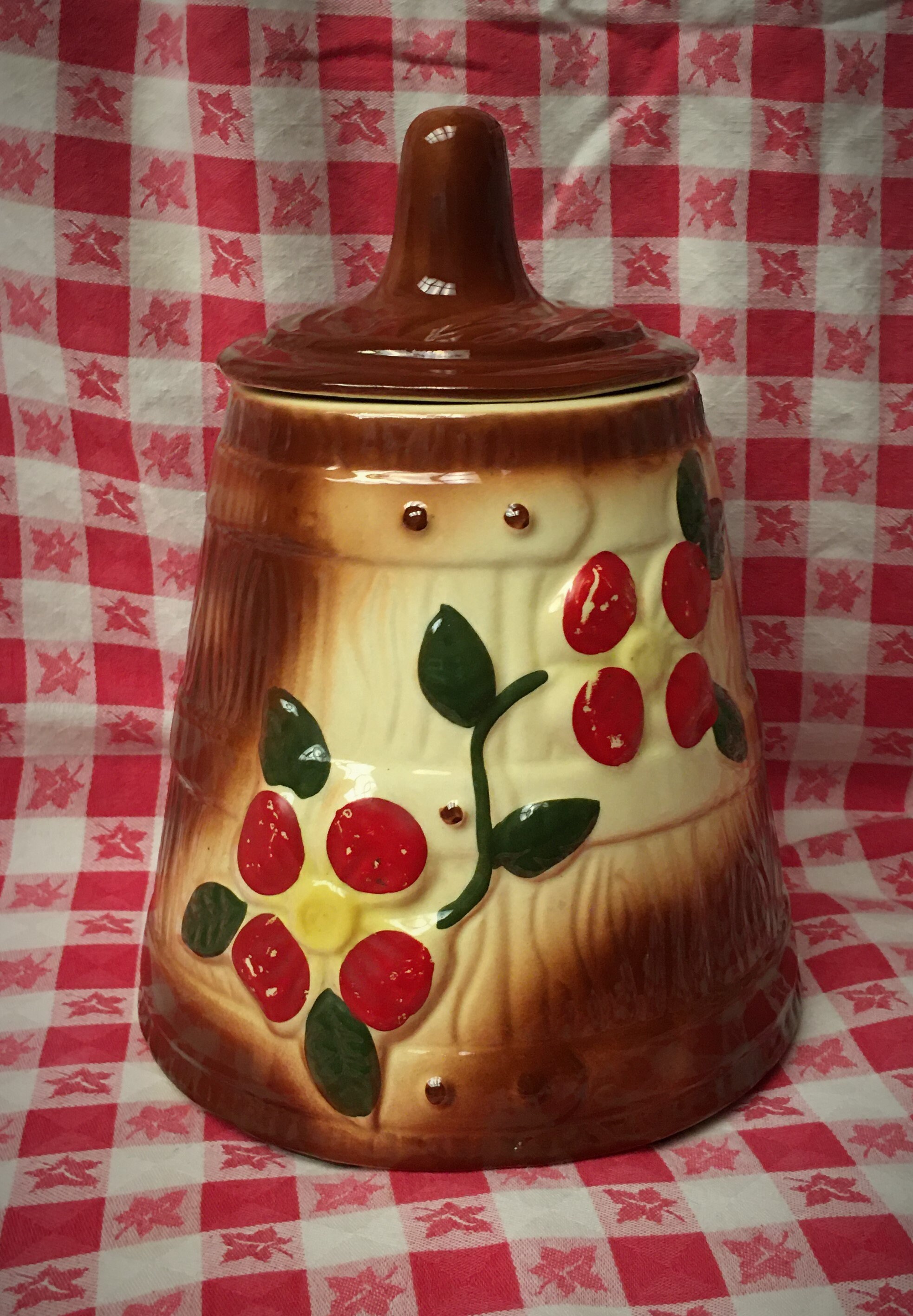 Vintage McCoy Butter Churn Cookie Jar - agrohort.ipb.ac.id