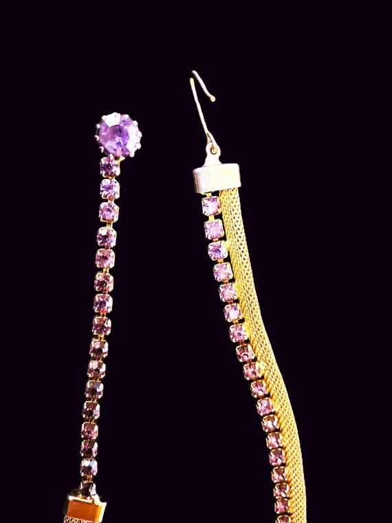 Miriam Haskell And Weiss Signed Necklaces, Lavend… - image 5