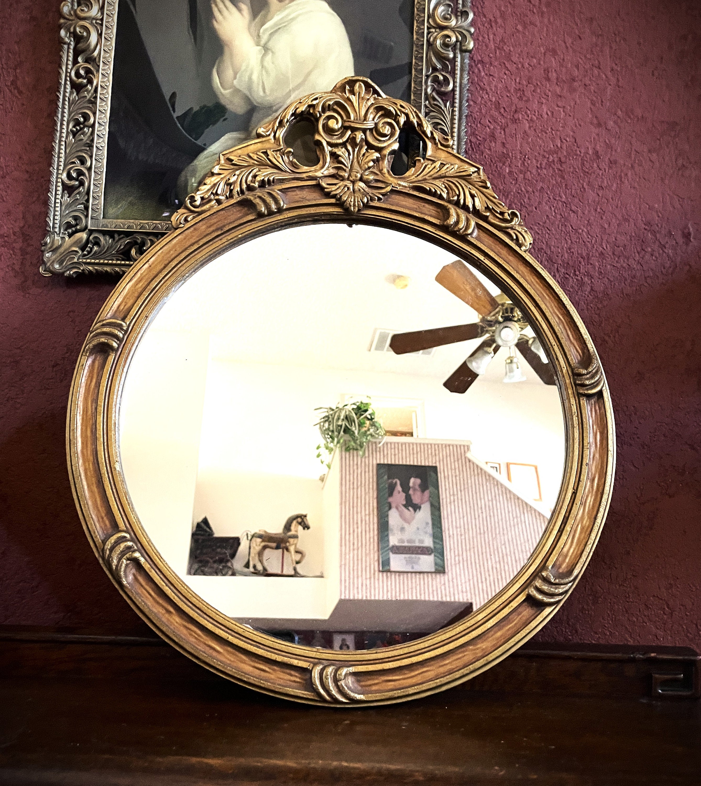 Wall Mirror, Vintage/Antique Rococo C...
