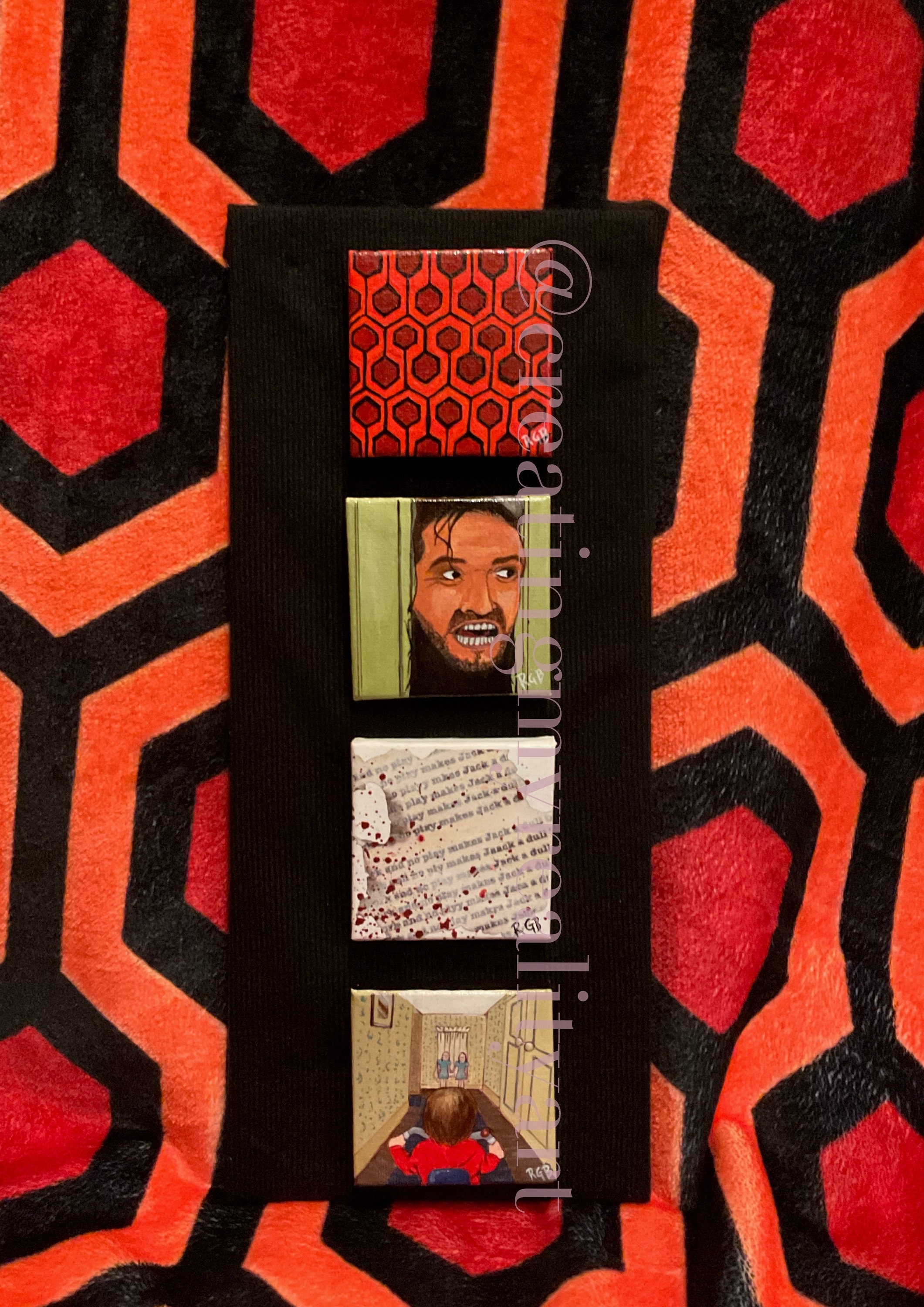 Tiny Shining: Handpainted Horror Shadowbox (3x3)