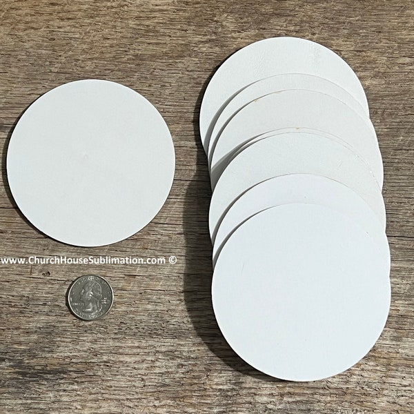 10 qty 4 inch NO HOLES Double Sided White Blanks wooden craft circles, DIY craft supplies four inch wood circles 4" disc