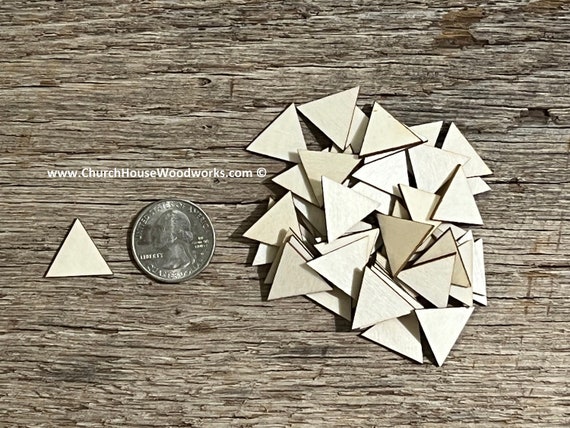 Wooden sale triangle shapes