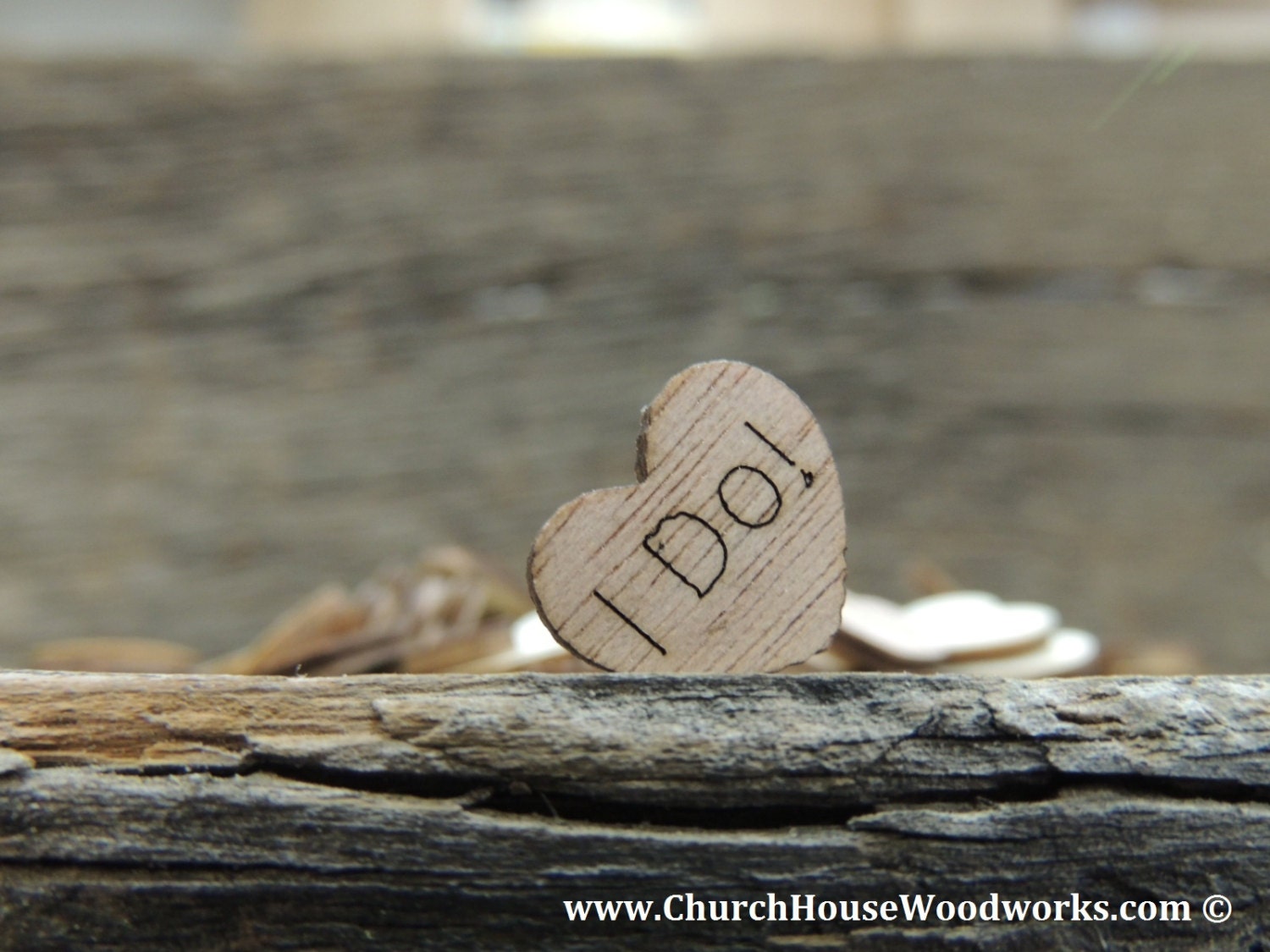 How to Make Rustic Wooden Hearts