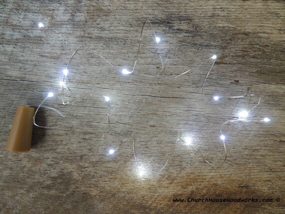 Led Wine Bottle Cork Lights Battery Operated Fairy Lights Etsy