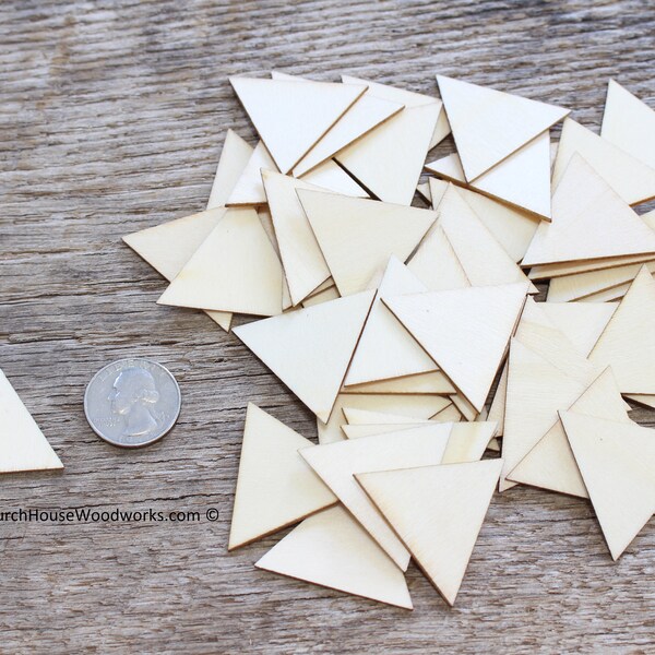 Triangle Wood Etsy