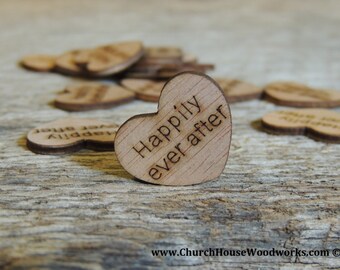 15pcs Wooden LOVE Table Confetti Scatter Vintage Rustic Wedding Party  J 