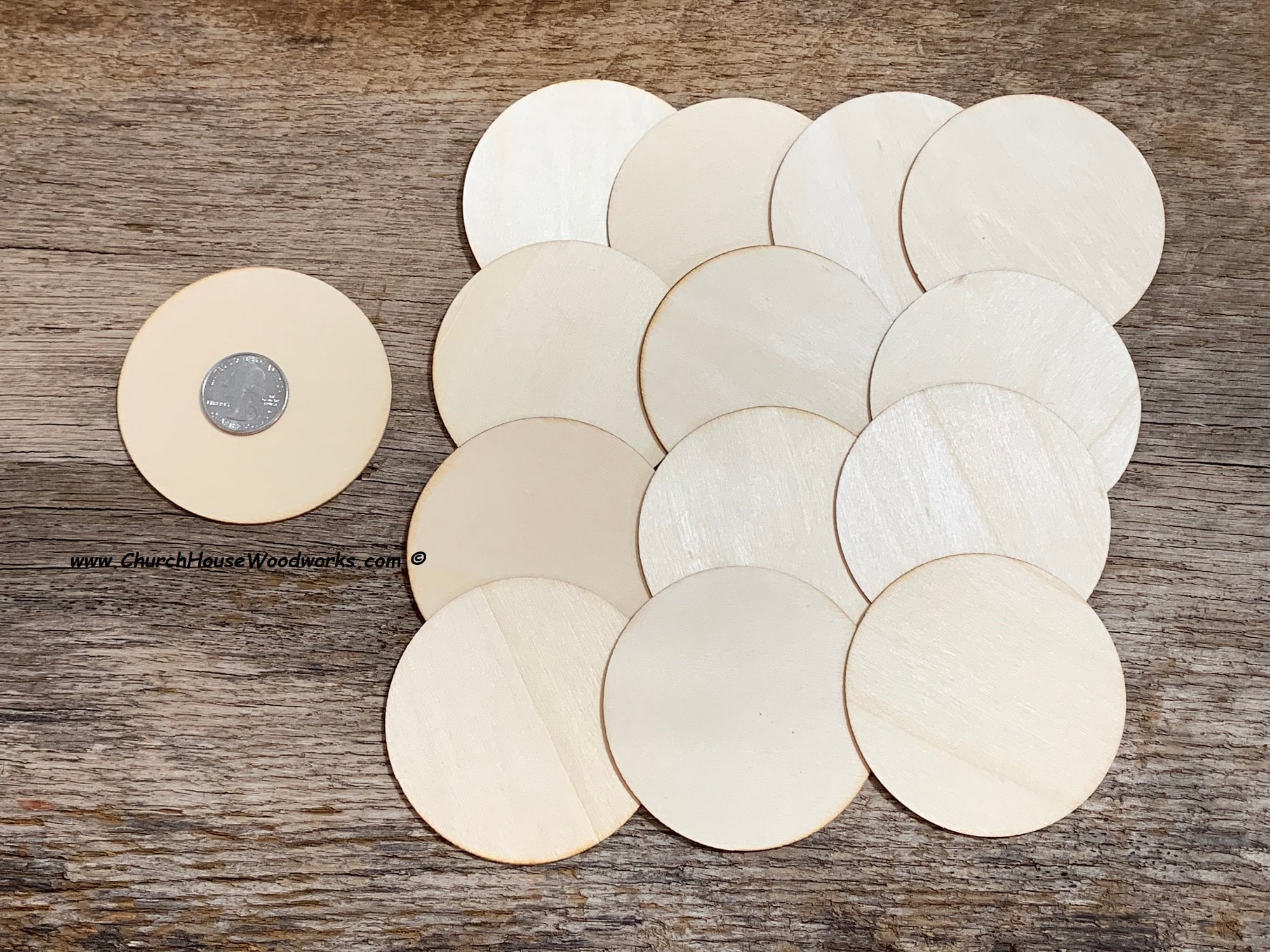 10 Pack 8 Inch Unfinished Wood Circles for Crafts, Engraving, Round Wooden  Discs