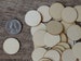 1 inch wooden craft circles, DIY craft supplies one inch wood circles, wood coins, wood disk, rounds, cookies 