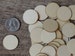 1 inch wooden craft circles, DIY craft supplies one inch wood circles, wood coins, wood disk, rounds, cookies 