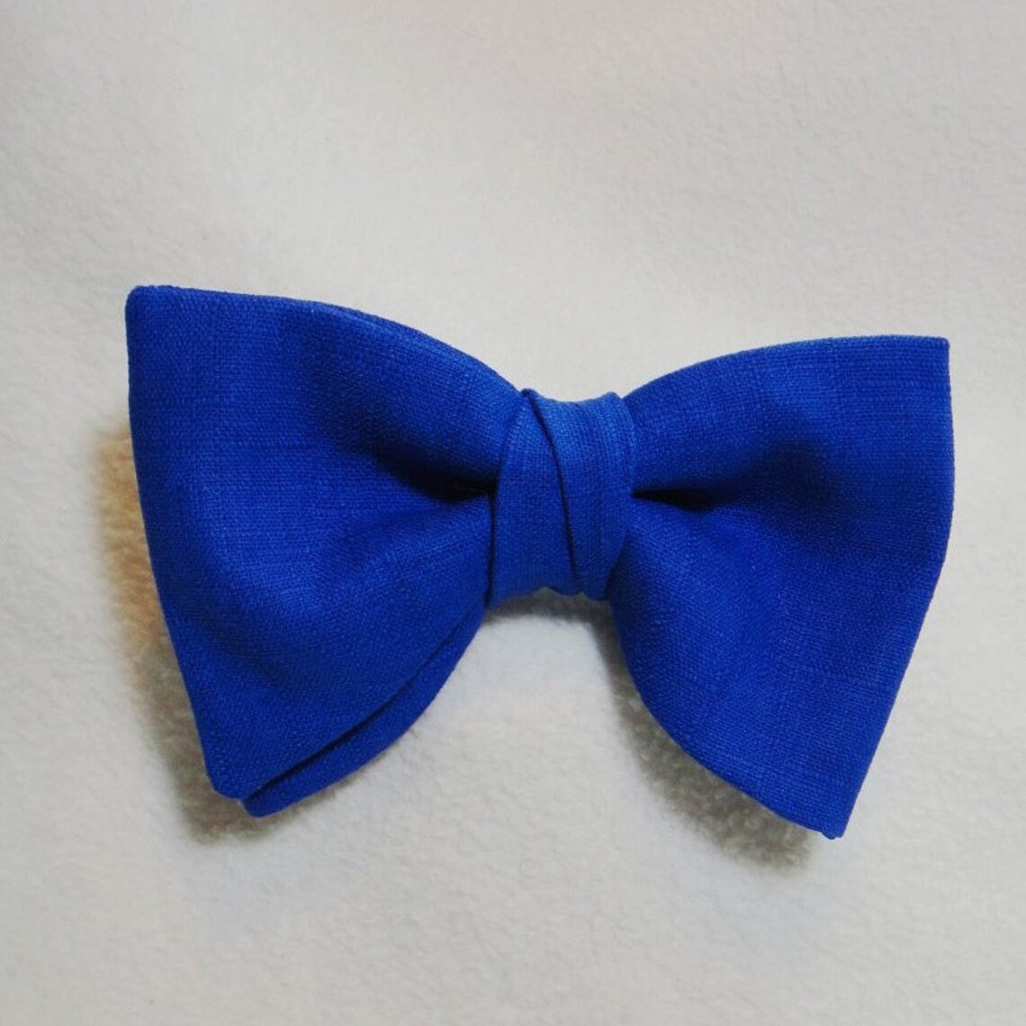 Blue dog tie Large butterfly bow tie Pet tie Dark blue | Etsy