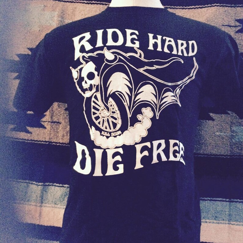 Biker T-Shirt Homme Panhead Chopper Moto Motard Noir Taille S-XXXL